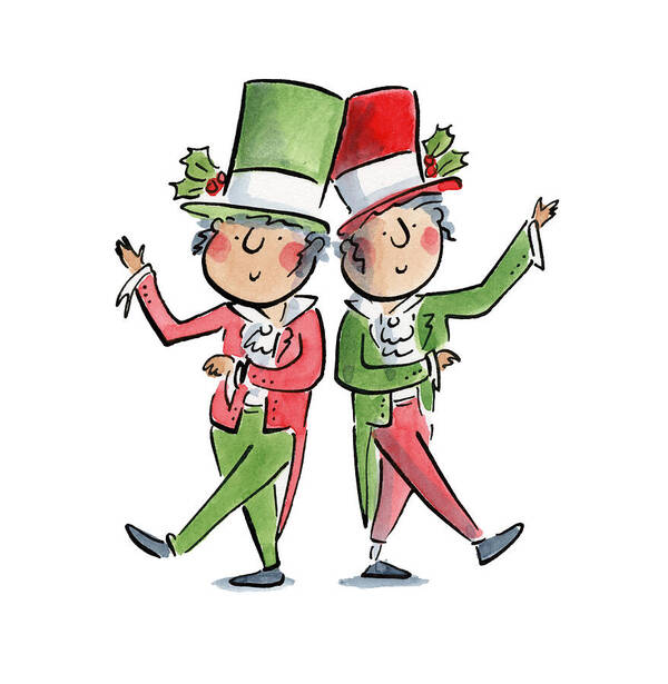 Victorian Christmas - Art Print