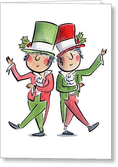 Victorian Christmas - Greeting Card