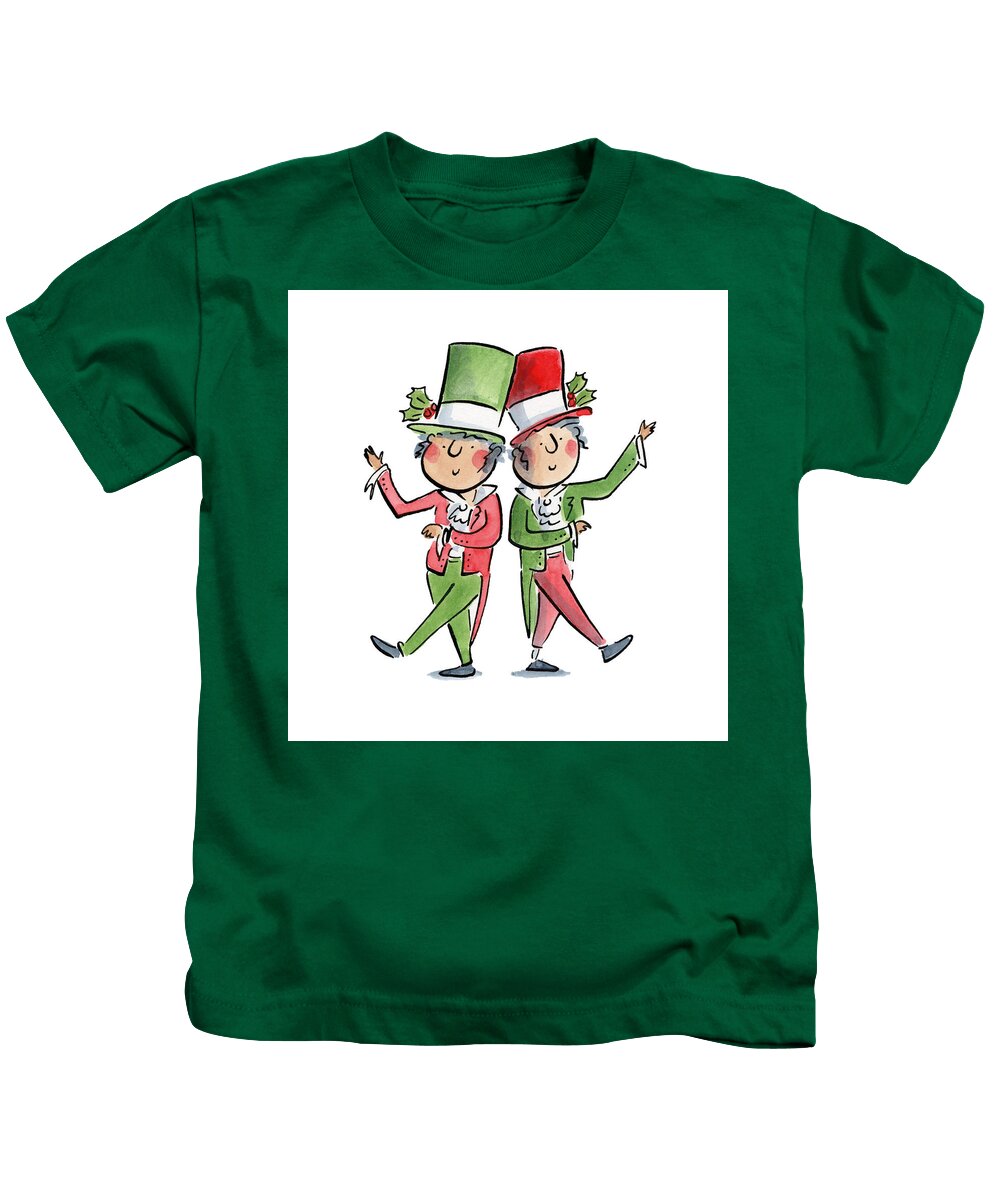 Victorian Christmas - Kids T-Shirt