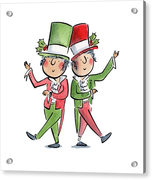 Victorian Christmas - Acrylic Print