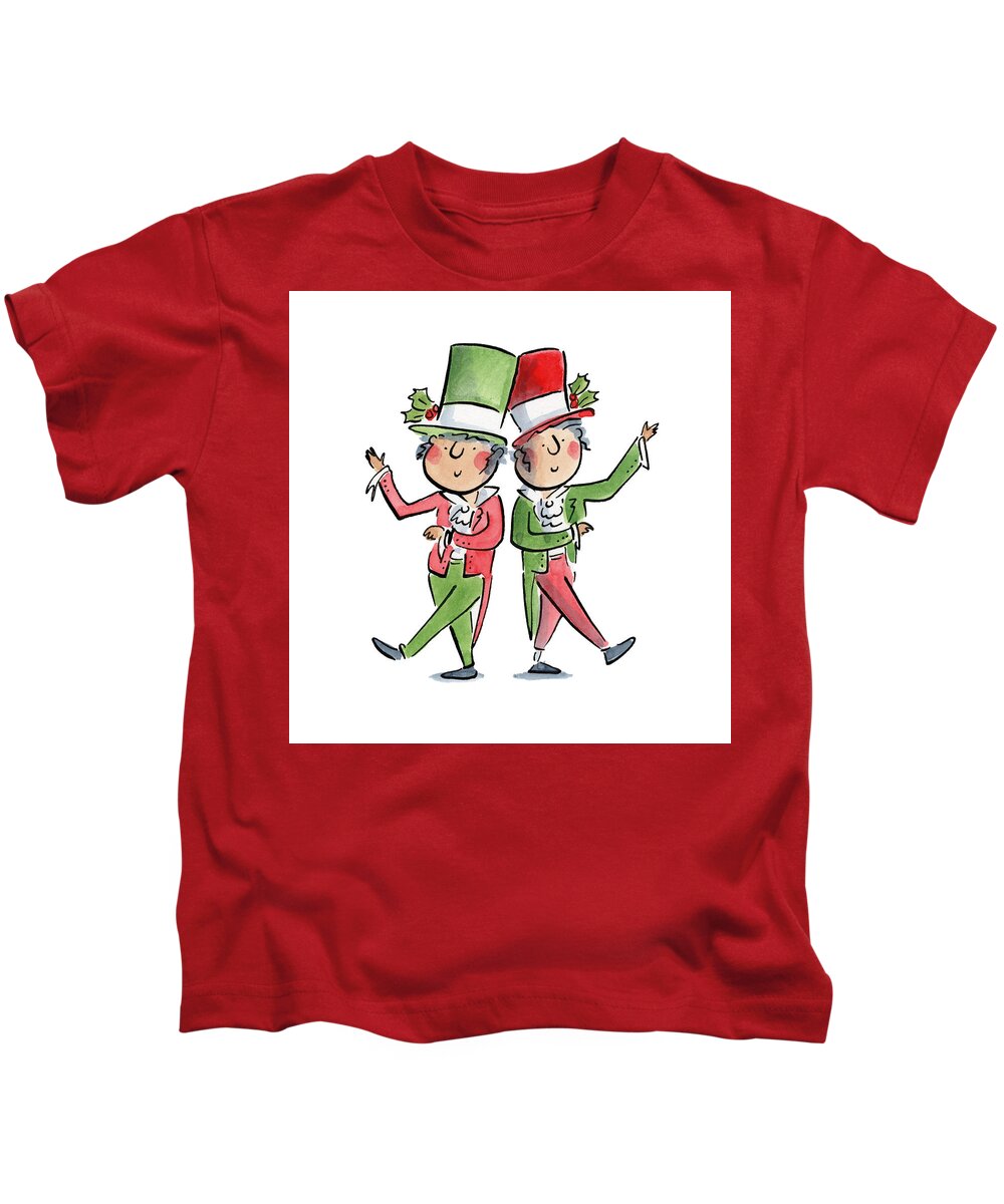 Victorian Christmas - Kids T-Shirt