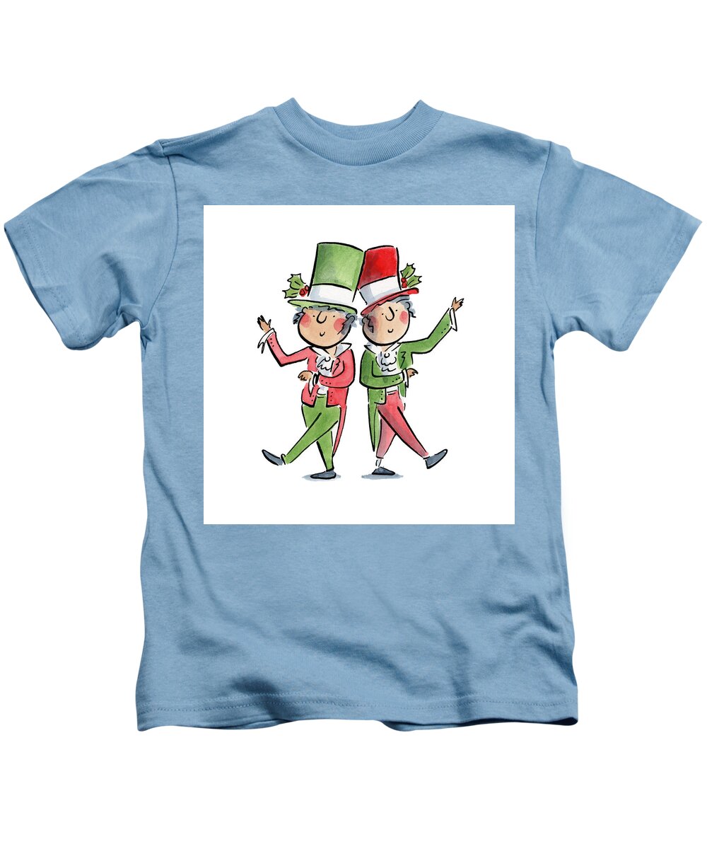 Victorian Christmas - Kids T-Shirt