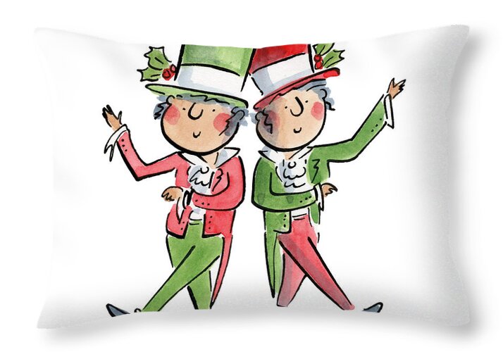 Victorian Christmas - Throw Pillow