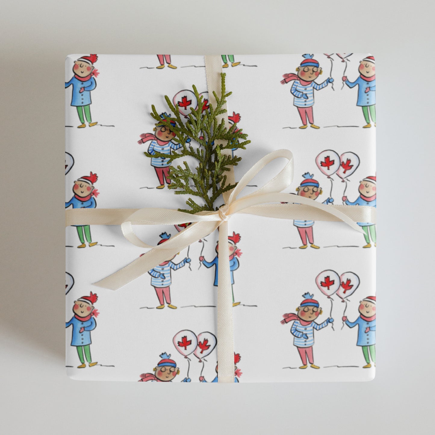 Canadians Illustration by Rosie Brooks Wrapping paper sheets