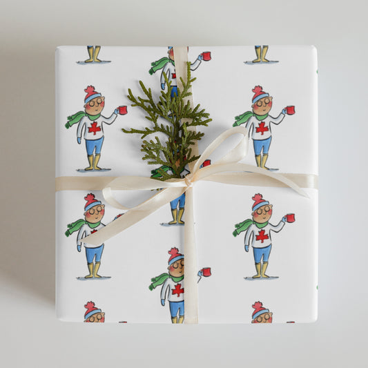 Canadians Illustration by Rosie Brooks Wrapping paper sheets