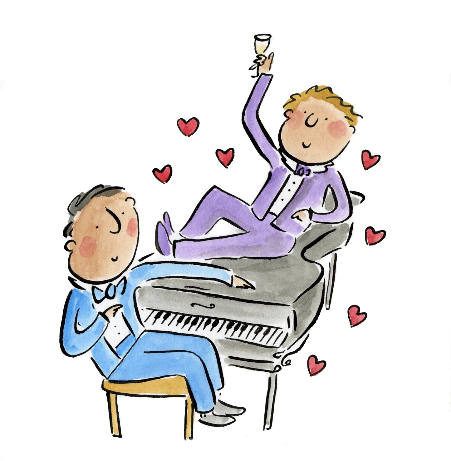 Piano Boys illustration
